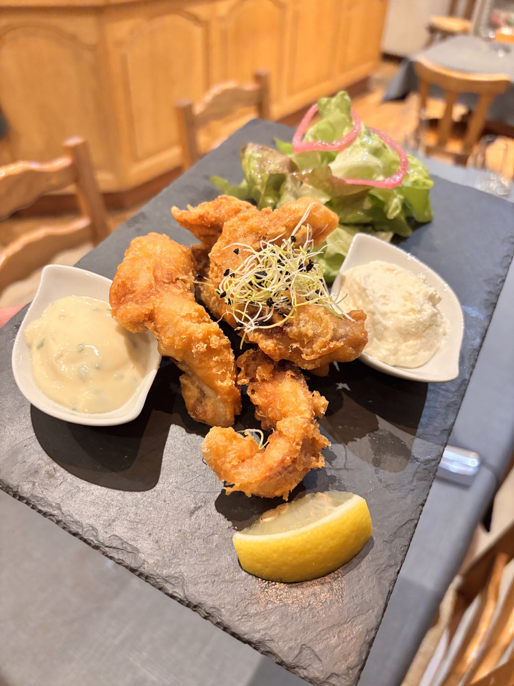  Carpe frite d’Alsace servie avec frites